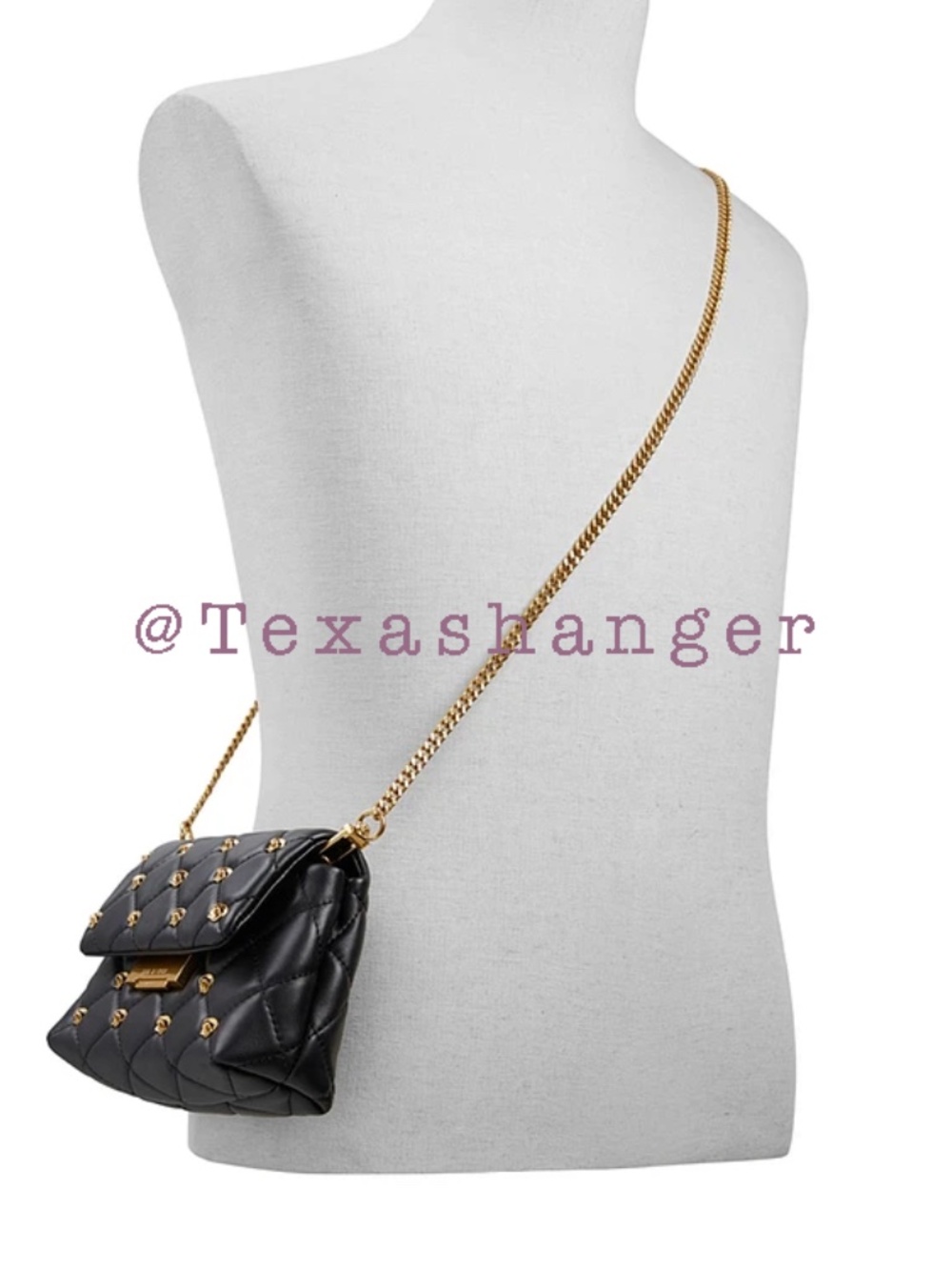 Ted Baker NWT Ginn Leather Crossbody Bag Black